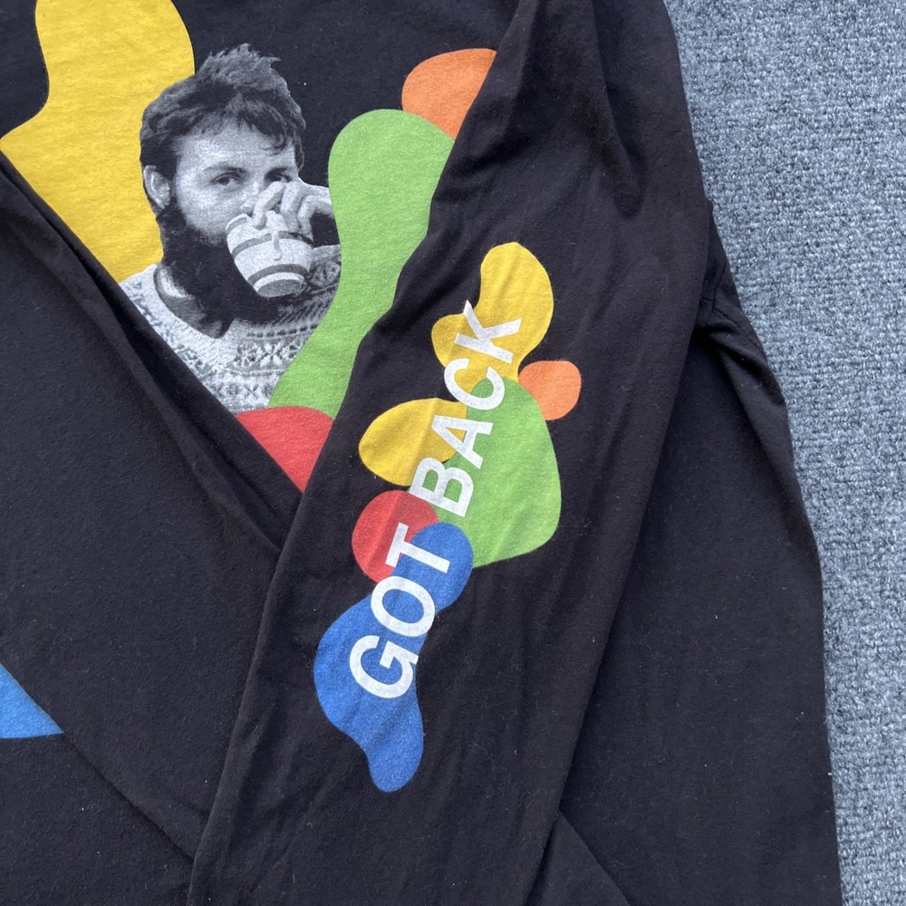 Paul McCartney Got Back Tour 2022 Long Sleeve Band T Shirt Black Beatles